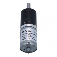 FAPG24-370 24 mm pequeno metal redutor planetário dc motor elétrico