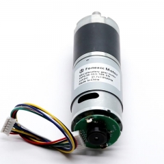 FAPG36-555-EN, OD Motor DC de ímã permanente de engrenagem planetária de 36 mm com codificador magnético