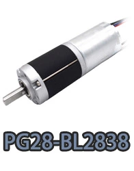 pg28-bl2838 28 mm pequeno redutor planetário de metal dc motor elétrico.webp