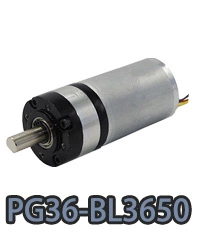 pg36-bl3650 36 mm pequeno redutor planetário de metal dc motor elétrico.webp