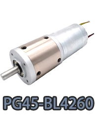 pg45-bl4260 45 mm pequeno redutor planetário de metal dc motor elétrico.webp